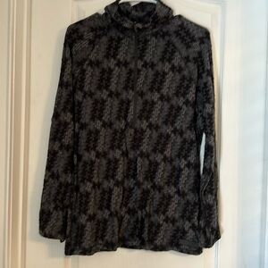 Calvin Klein Performance Women’s Black & Gray 1/4 Zip Pullover XL